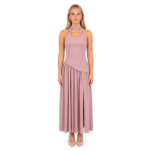 Pirhan Scarf Neck Maxi