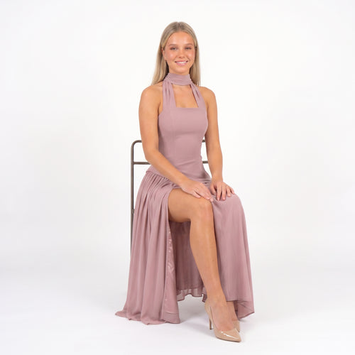 Pirhan Scarf Neck Maxi